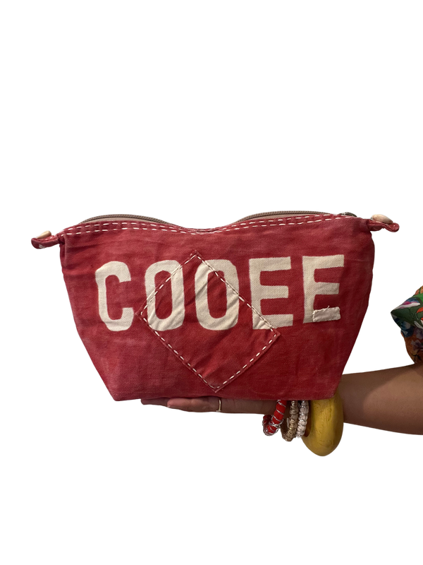 COOEE Large Red Clutch