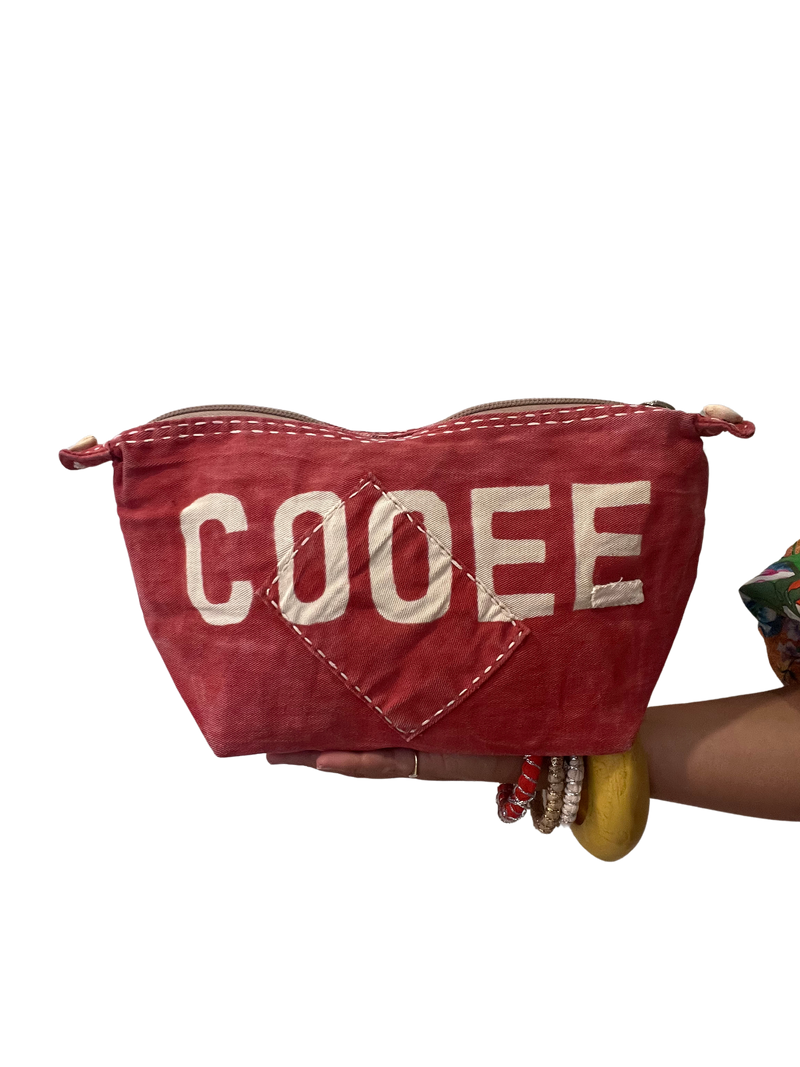 COOEE Large Red Clutch