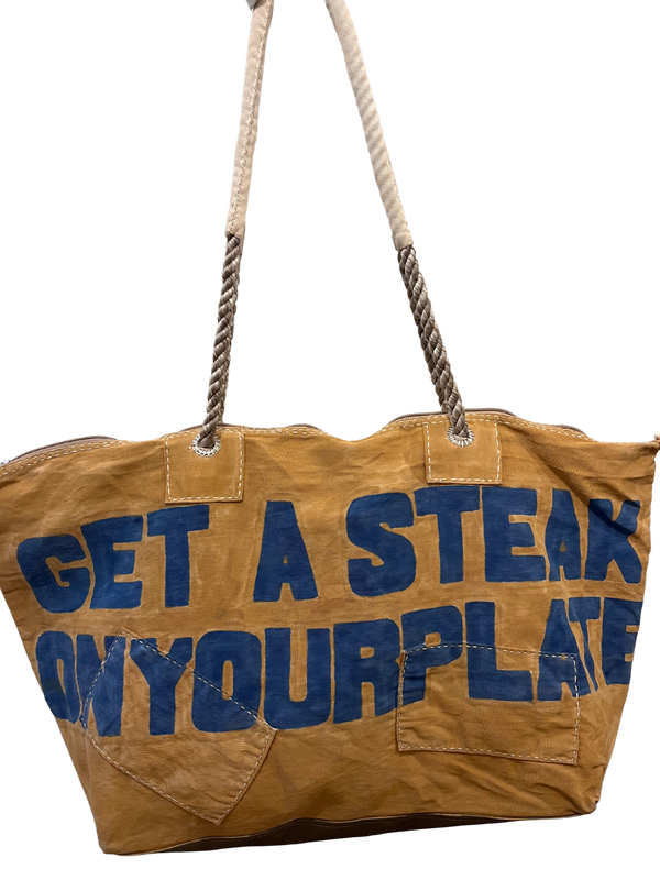 Get a steak on your plate Weekender Bag