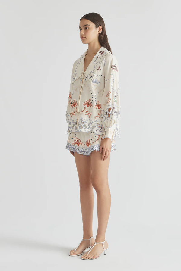 Matchmakers wide collar blouse