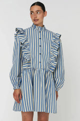 Striped mini dress