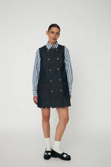 Denim Pinafore Dress