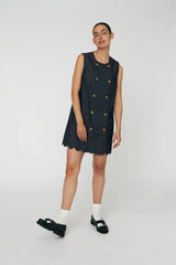 Denim Pinafore Dress