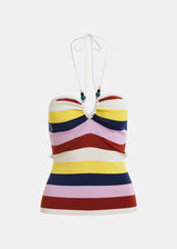 Knit halter top