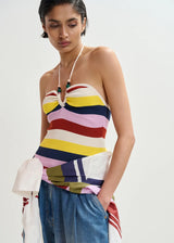 Knit halter top