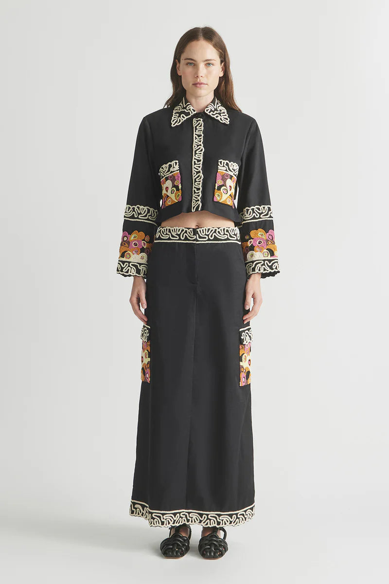 Belair Straight Long Skirt