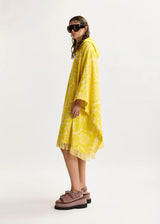 Terry Towelling Dress- Yellow