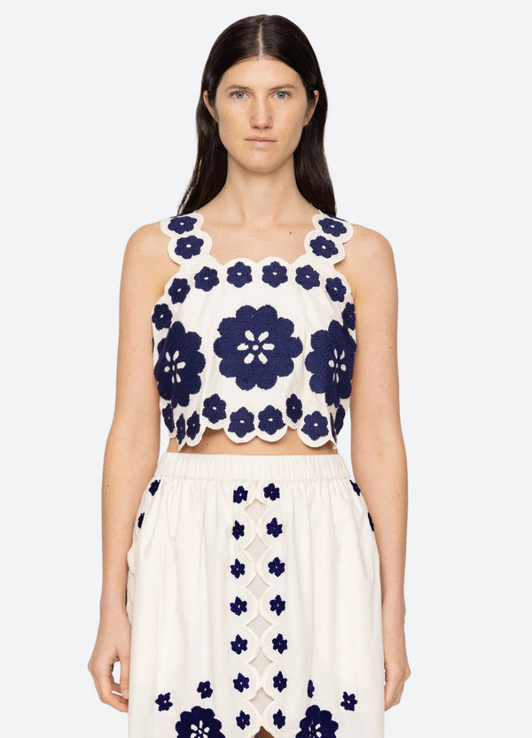 Catrine Applique Tank Top