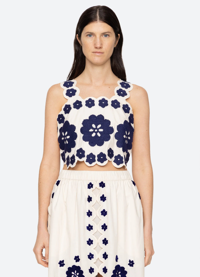 Catrine Applique Tank Top