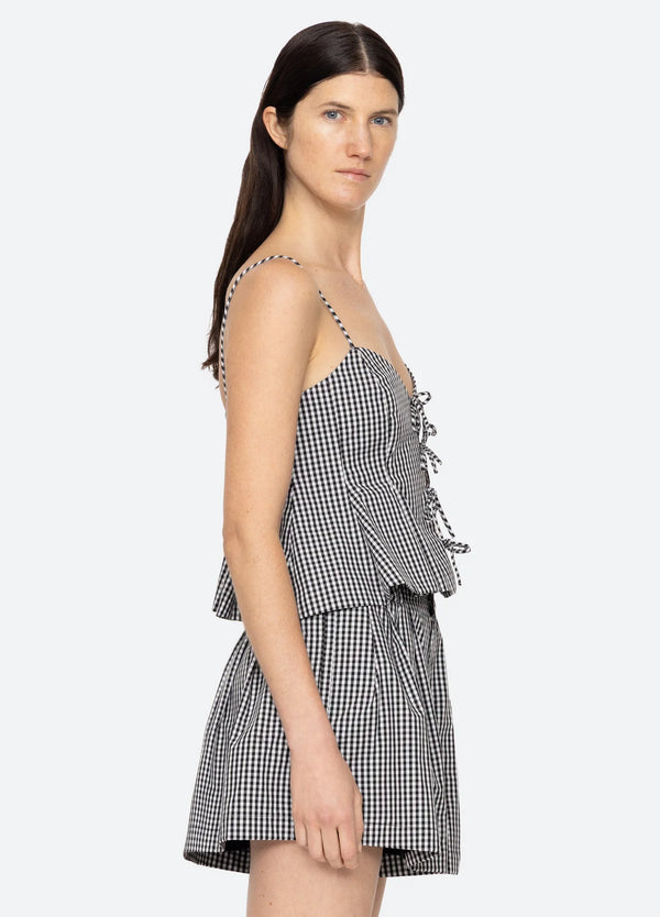 Neci Gingham Top