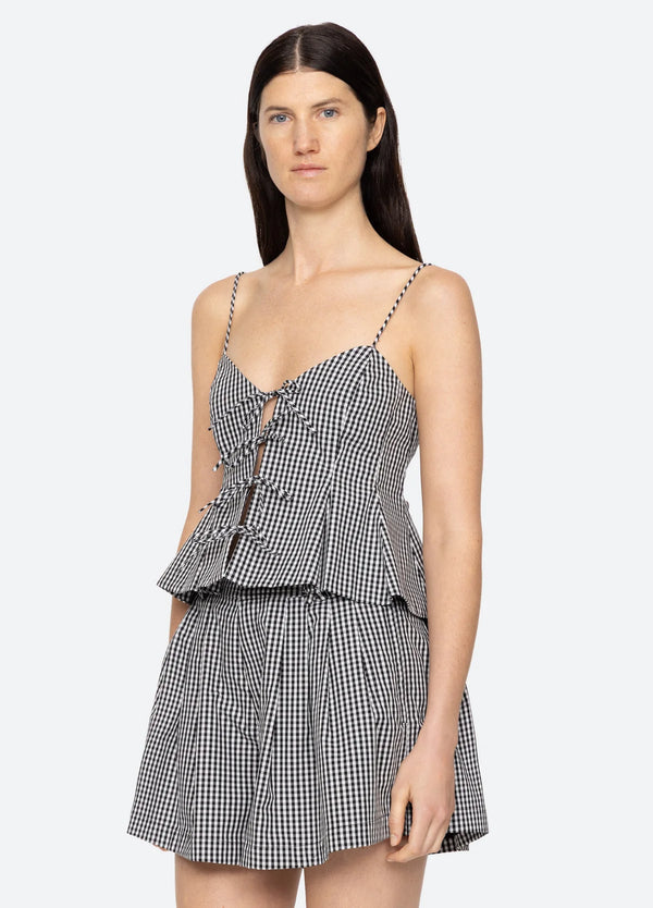 Neci Gingham Top