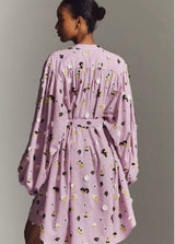 Embroidered Floral Tunic Dress