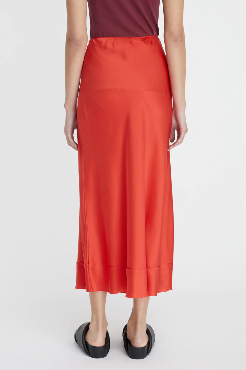 Stella Silk Satin Skirt