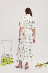 Play Embroidered Shirtdress