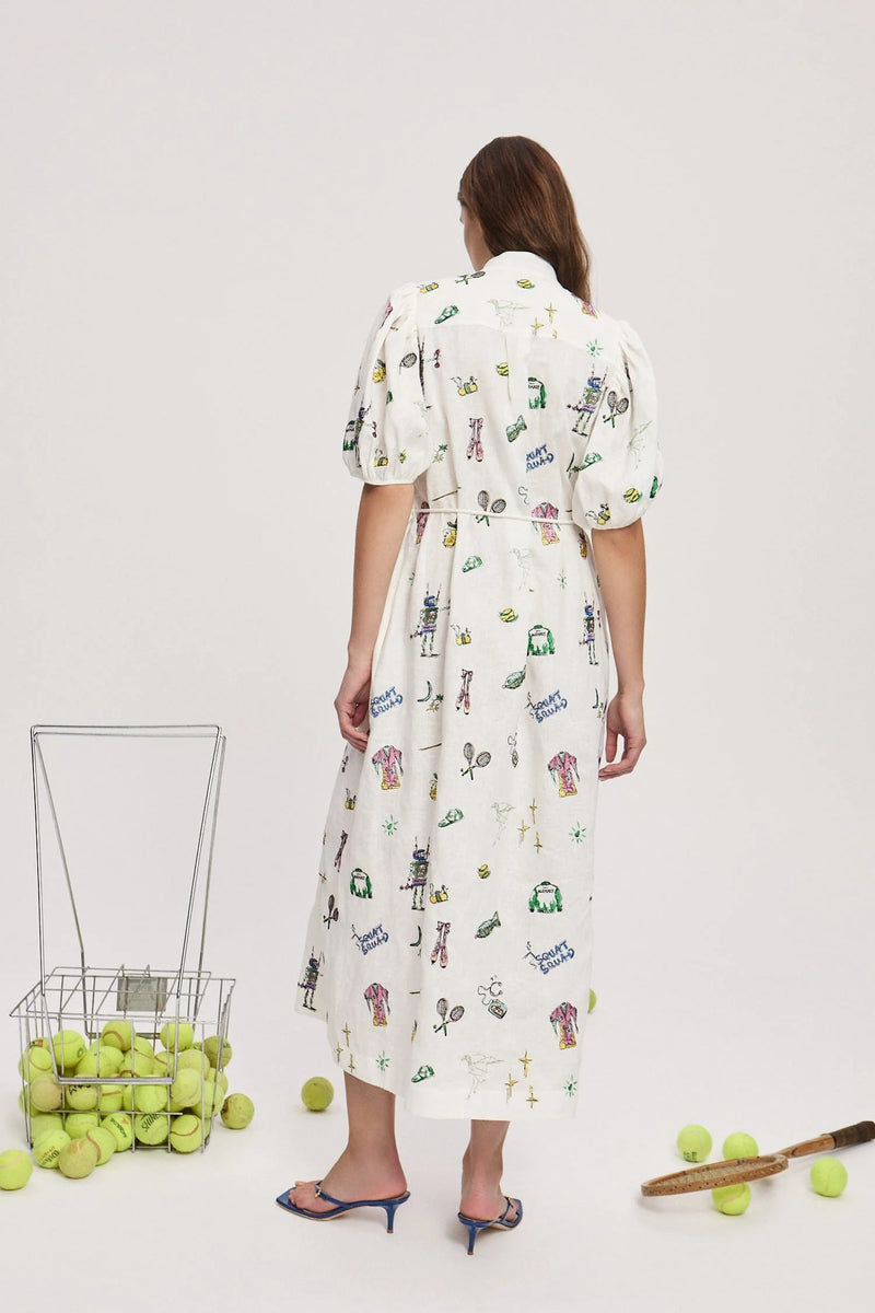Play Embroidered Shirtdress