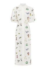 Play Embroidered Shirtdress