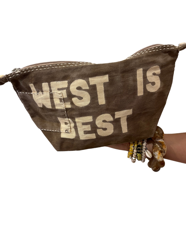 WEST IS BEST Large Clutch