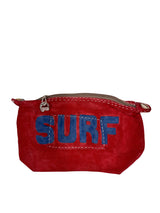 BEACH Large Red Clutch