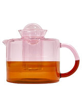 Two Tone Teapot - Pink + Amber