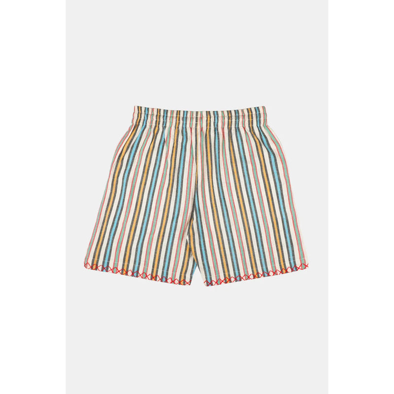 Stripe Linen Shorts