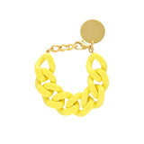 Big Chain Bracelet- Yellow