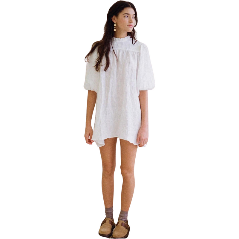 The Magdalena Dress- Pure White